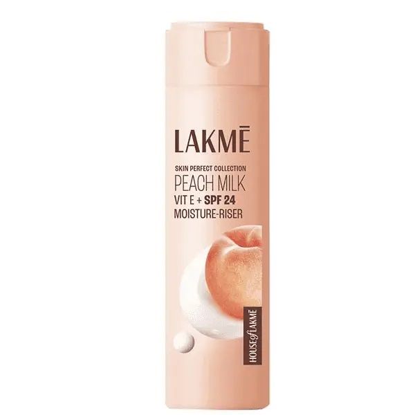 Lakme VIT E + SPF 24 PA Moisturiser - Peach Milk, 60ml