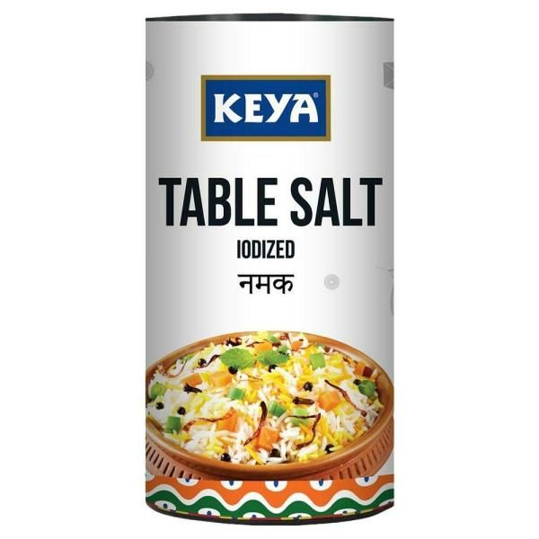 Keya Table Salt Can - Iodized, 200g