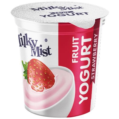 Milky Mist Yogurt Cup - Strawberry, 100g