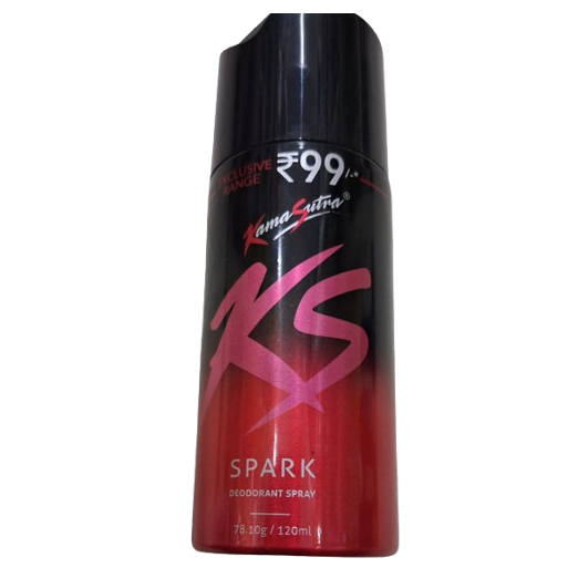 Kama Sutra Deodorant Spray for Men - Spark, 120ml