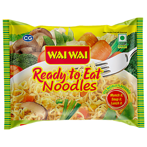 Wai Wai Ready To Eat Noodles - Veg, 70g